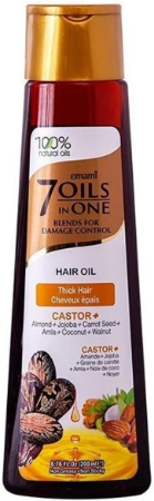 Emami7 oils one blends for damage control hair oil thin dull & frizy caster