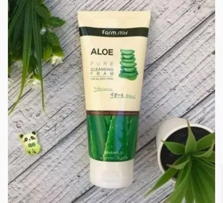 farmstay aloe pure cleansing foam