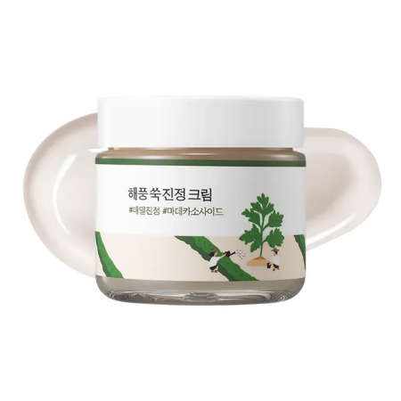 صورة كريم رواند لاب [ROUND LAB] Mugwort Calming Cream 80ml: اجعل بشرتك تنبض بالهدوء والجمال!