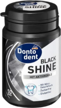 صورة لبان الفحم DM BLACK SHINE GUM - Dontodent - 1G (50 x 1G) لتجربة مضغ لا تُنسى!