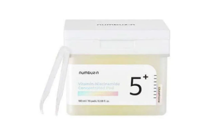 Picture of Numbuzin 5+ Niacinamide Concentrated Toner Pad
