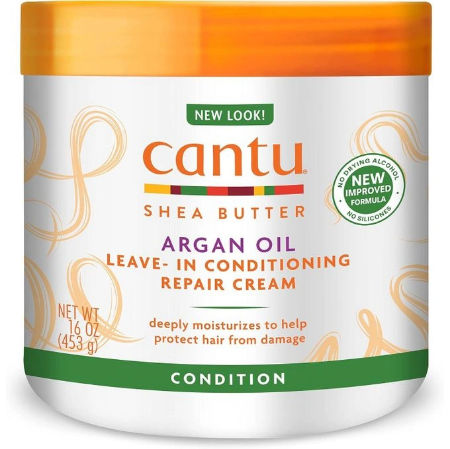 Cantu Argan Oil Leave-In Conditioning Repair Cream 453 g - Argan Oil & Shea Butter