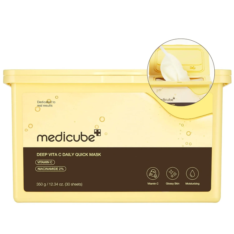medicube deep vita c daily quick mask