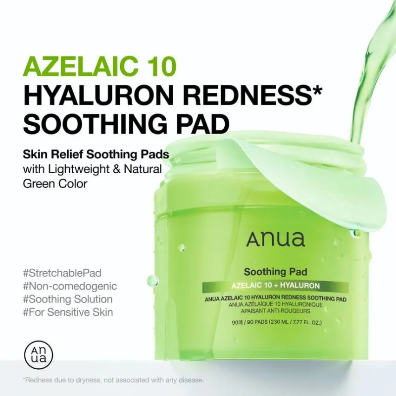 باد انوا ازليك اسيد - Anua Soothing Pad للعناية بالبشرة